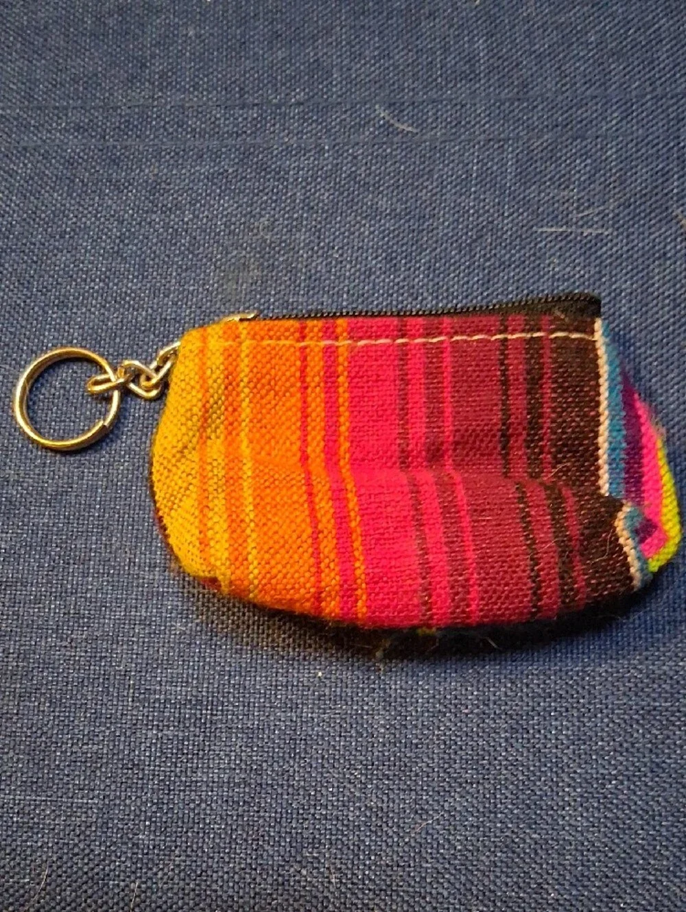 Belize Striped Key Pouch - Multicolor